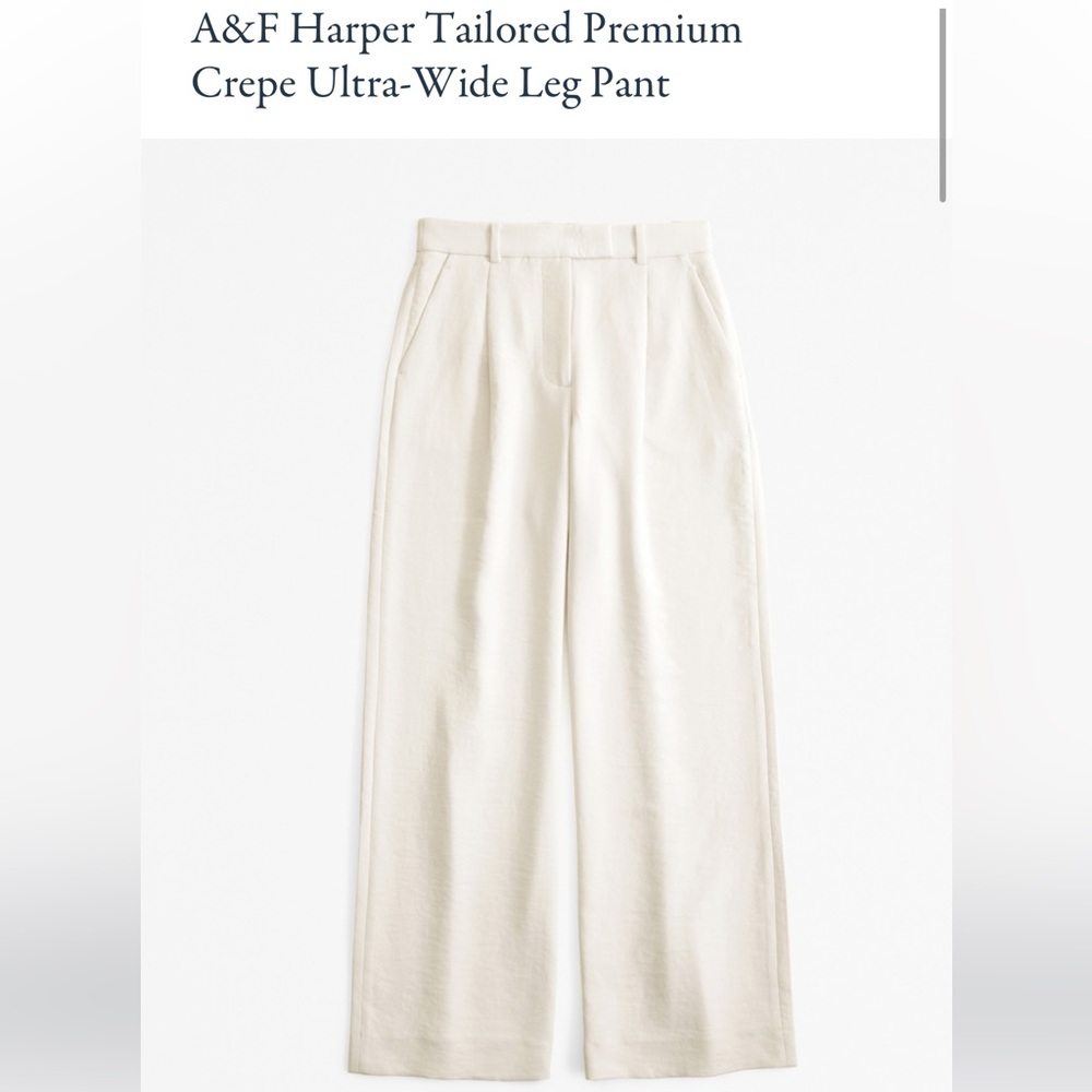 Abercrombie & Fitch | Crepe Ultra-Wide Leg Pant